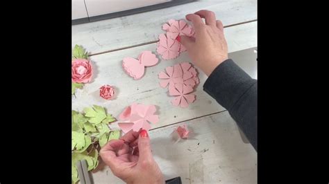 Making Paper Peonies With Cricut Maker Youtube