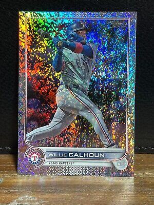 2022 Topps WILLIE CALHOUN Texas Rangers 581 HOBBY FOILBOARD 044 390 EBay