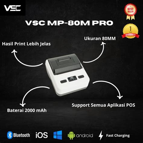 Jual Printer Mm Portable Thermal Kasir Mm Vsc Mp M Pro