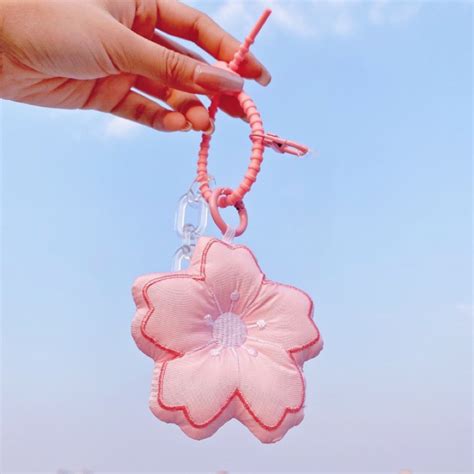 Jual Keychain Bunga Hiasan Tas Gantungan Bunga Shopee Indonesia