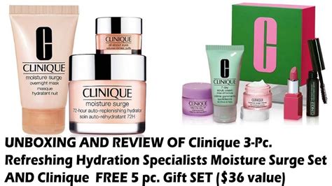 Clinique Pc Refreshing Hydration Specialists Moisture Surge Set And