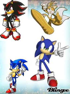 sonic tails and shadow Picture #125242978 | Blingee.com