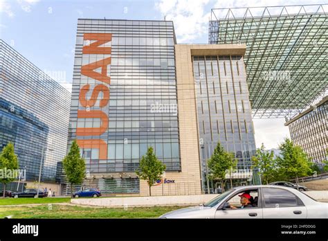 Jusan bank office glass building hi-res stock photography and images ...
