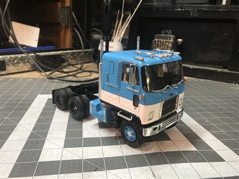 Finished AMT Chevy Titan 90 Cabover 1 25 Cody Cook Gocarts1997 Gmail