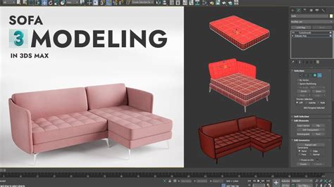 Modeling Sofa In 3ds Max How To Make It YouTube