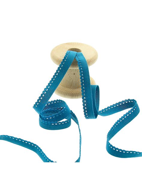 Elastique lingerie classique Bleu canard Conditionnement Au mètre