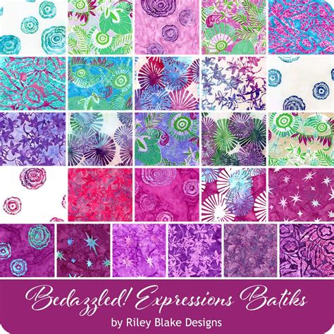 Bedazzled Expressions Batiks 5 Stacker Riley Blake Designs Fat Quarter Shop