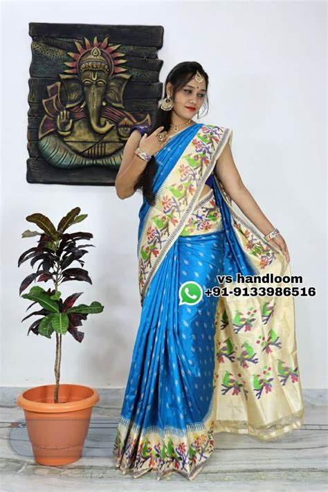 Pochampally Ikkat Pure Silk Sarees Direct Sell From Weavers Only For