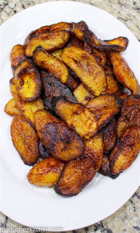 Fried Ripe Plantain Recipes The Duchez Kitchen