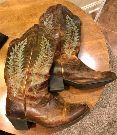 Vintage Womens Ariat Boots Desert Sky Sassy Brown Size Etsy