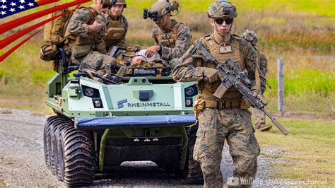 Us Marines Test Rheinmetall Mission Master Sp Autonomous Ugv For The First Time In Exercise