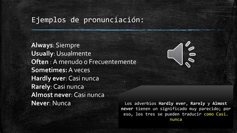 Solution Adverbios De Frecuencia En Ingl S Studypool