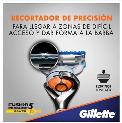 Gillette Fusion Proglide Flexball Rastrillo Cartuchos Meses Sin