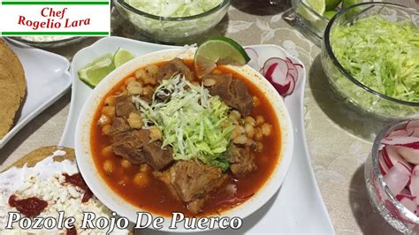 Pozole Rojo De Puerco