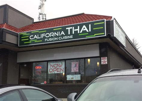 Menu Of California Thai Fusion Cuisine Arbour Lake Calgary