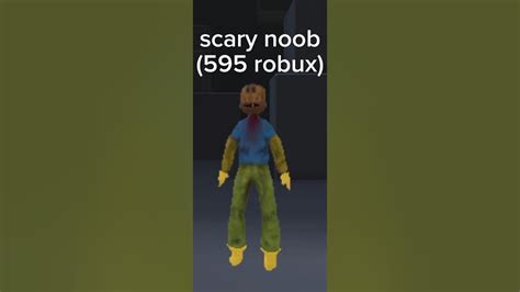 Roblox Scary Noob Outfit Idea Youtube