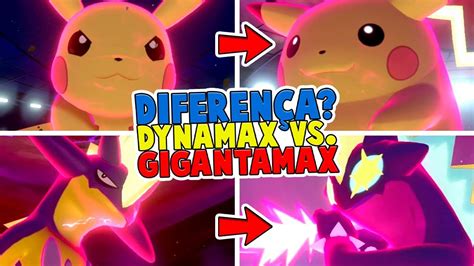 QUAL A DIFERENÇA ENTRE DYNAMAX E GIGANTAMAX YouTube