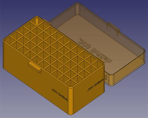 British Head Up Spring Latch Pip Hinge Modular Ammo Box By