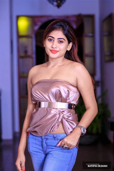 Piumi Hansamali Blue Hot Denim