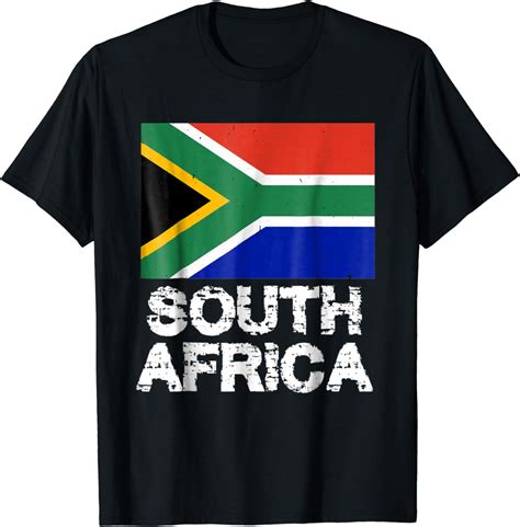 South Africa National Pride South African Flag T Shirt