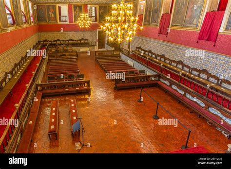 COIMBRA PORTUGAL 28 FEBRUAR 2017 Das Innere des Großen Saal der