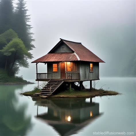 Small Homes Misty Island Island Stable Diffusion Online