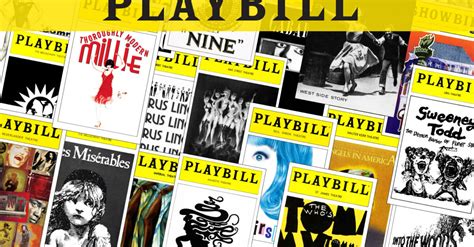 The Evolution Of The Playbill Design From 1885 2018 Playbill