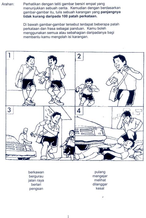 Karangan Bergambar Tahun 6