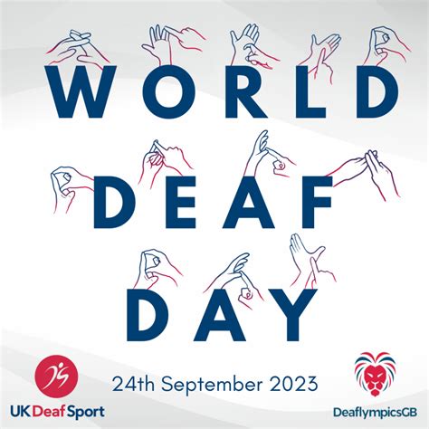 Get Active On World Deaf Day Uk Deaf Sport