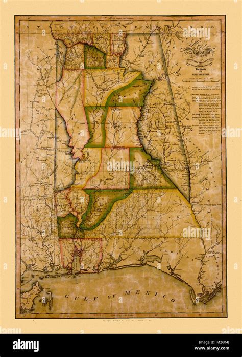 Restored Historical Map Stock Photos Restored Historical Map Stock