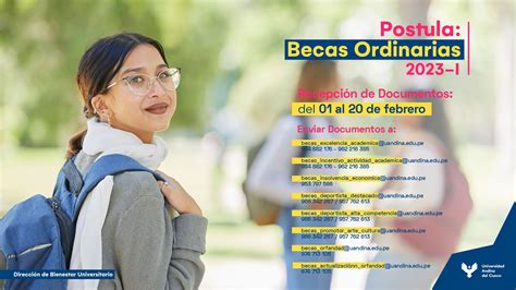 Becas Ordinarias Estudiantes Pregrado Universidad Andina Del