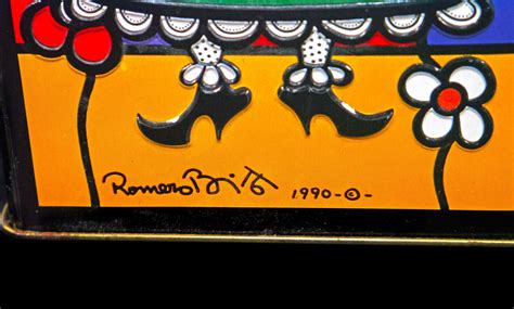 Romero Britto Lithographed Creme De Grand Marnier Tin Signed Etsy Canada