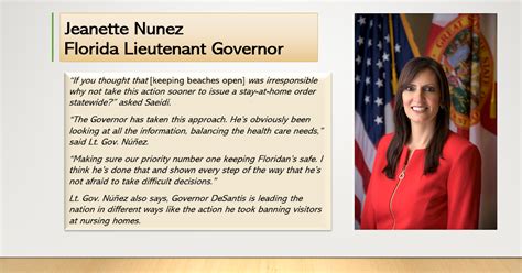 Retiring Guy's Digest: SHAMELESS: Florida Lt Gov. Jeanette Nunez stands ...