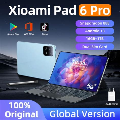 2024 Original Mi Pad 6 Pro Global Version HD 4K Android 13 Snapdragon