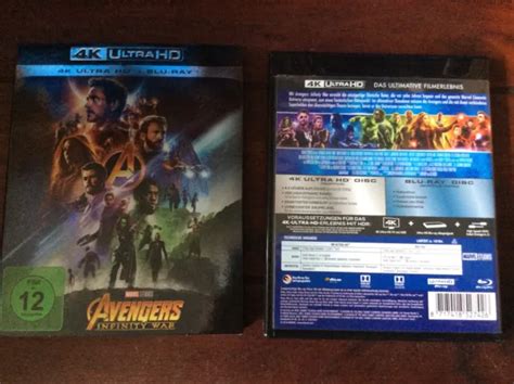 Avengers Infinity War Blu Ray K Ultra Hd Marvel Eur