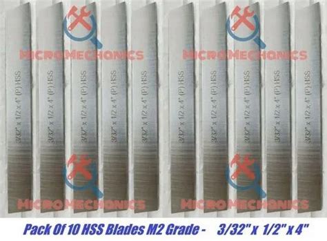 Cut Off Blade 332 X 12 X 4 M2 Grade Hss Hardened Ground Parting