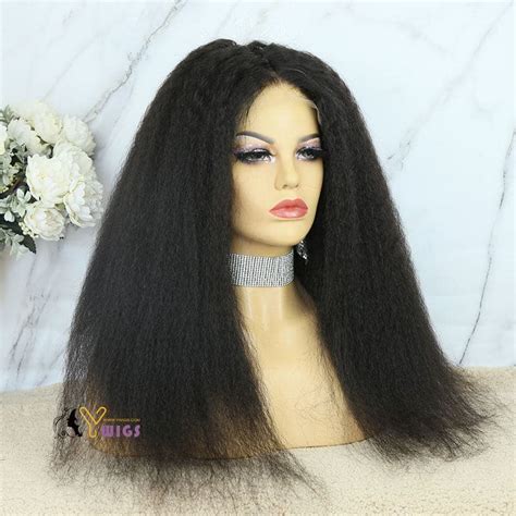 Kinky Straight Hd Lace 5x5 Lace Closure Wig Ywigs