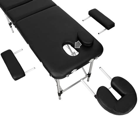 Table Massage Pliable 3 Zones Aluminium