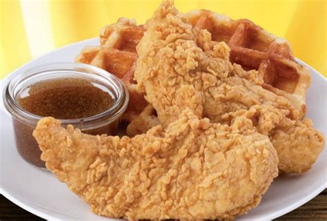 Lees Famous Recipe Chicken Offers New Chicken And Waffles With Creamy Maple Sauce For A Limited