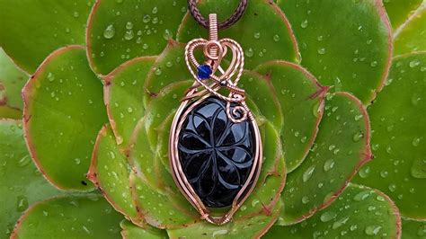 Wire Wrapped Oval Cabochon Pendant Tutorial YouTube