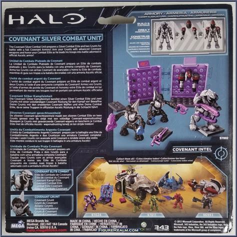 Covenant Silver Combat Unit Halo Sets Mega Bloks Action Figure