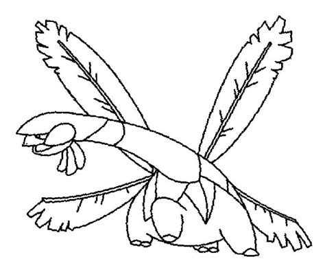 Tropius Gen 3 Pokemon Coloring Page - Free Printable Coloring Pages for Kids