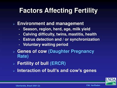 Ppt Selection For Fertility In Dairy Cattle Powerpoint Presentation Id 279824