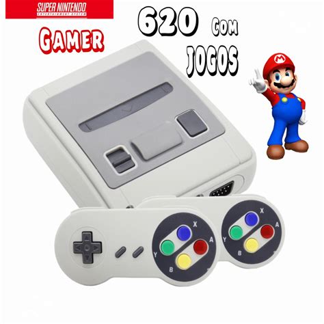 Video Game Classic Super Nintendo Mini Snes Bits Jogos Shopee