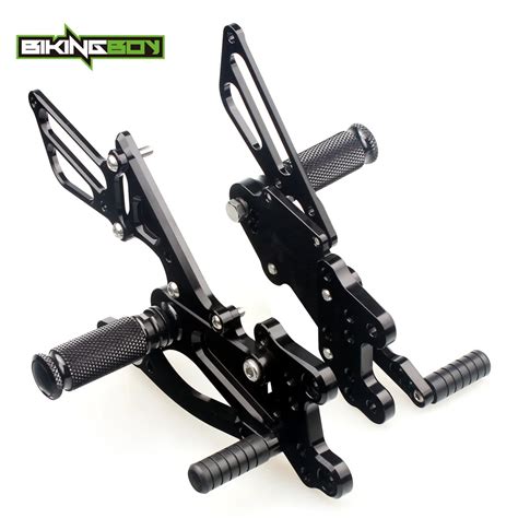 Bikingboy Aluminum Cnc Billet Rear Set Rearset Footpegs Footrests Foot