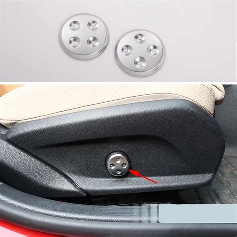 2x Chrome Plate Abs Seat Adjustment Buttons Cover Trim For Mercedes Benz Glk Class X204 2009