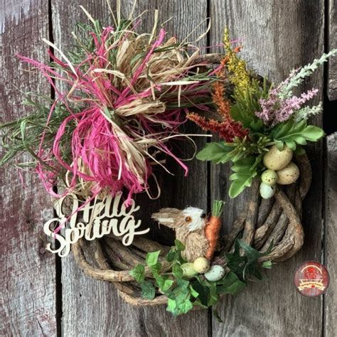 15 Colorful Easter Wreath Designs That Will Refresh Your Front Door