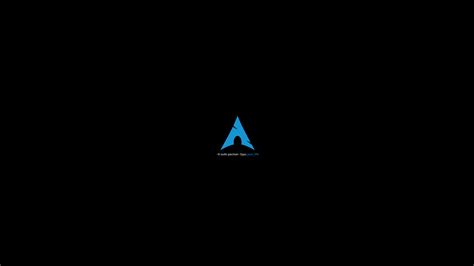 Arch Linux Linux Dark Background Arch Simple Background Logo