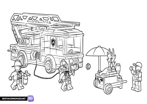 Lego City Police Coloring Page Free Printable Coloring Pages