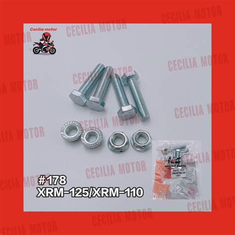 Motorcycle Parts Sprocket Bolt Set For Xrm Tmx Bajaj Dream Wave Rs